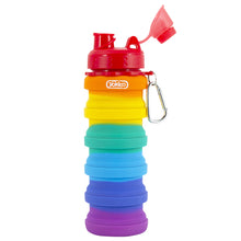 Load image into Gallery viewer, Rainbow Foldable Silicone Bottle