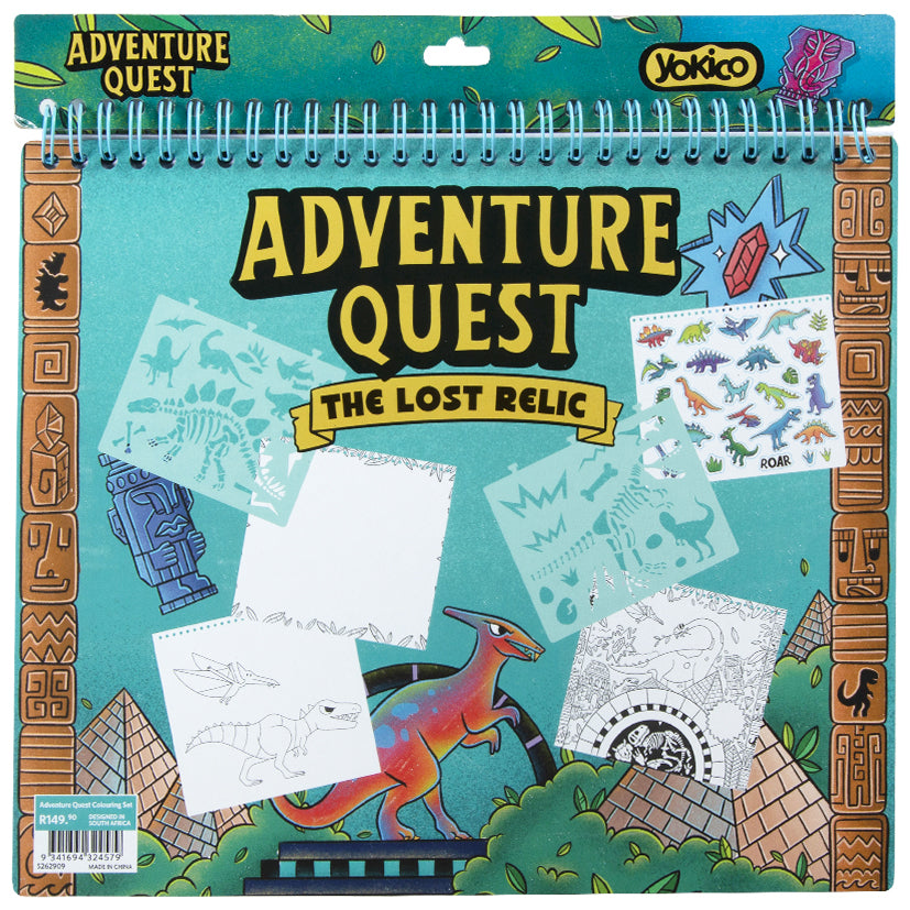 Adventure Quest Colouring Set