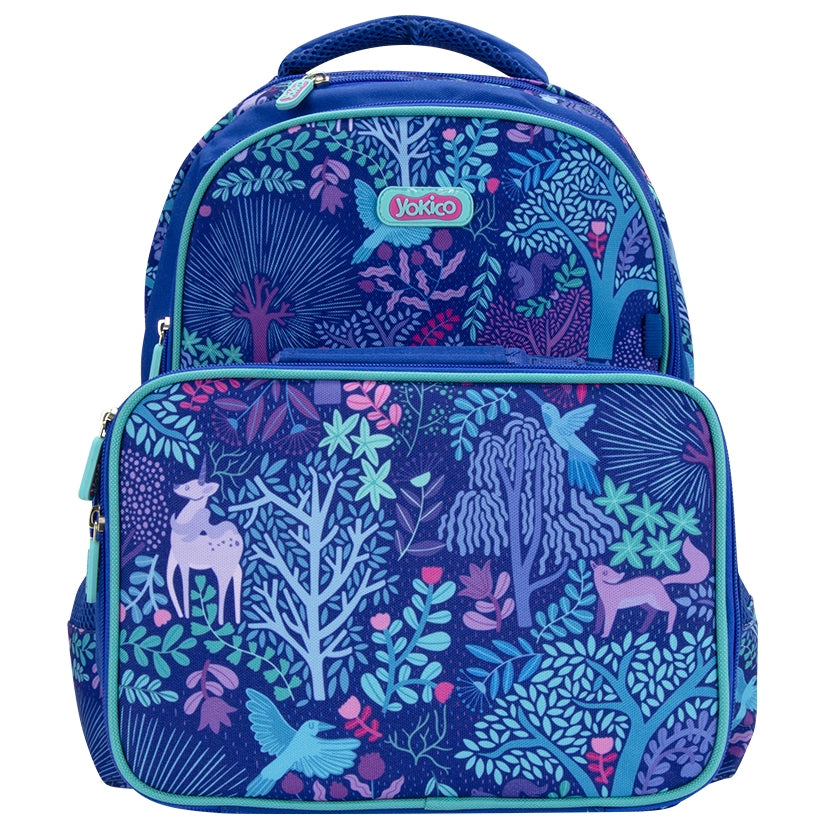 Purple Fantastical Forest Backpack (Clip-on)