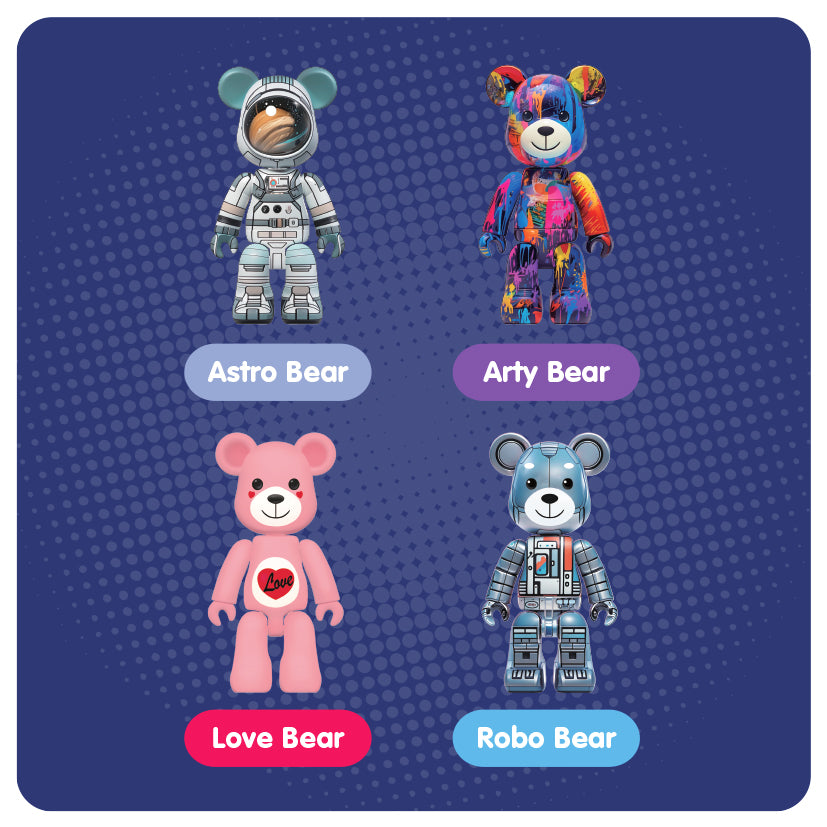 Buff Bear 3D Sticker Puzzle – Yokico