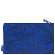 Load image into Gallery viewer, 2 Zip Blue Illi MashUp Pencil Case