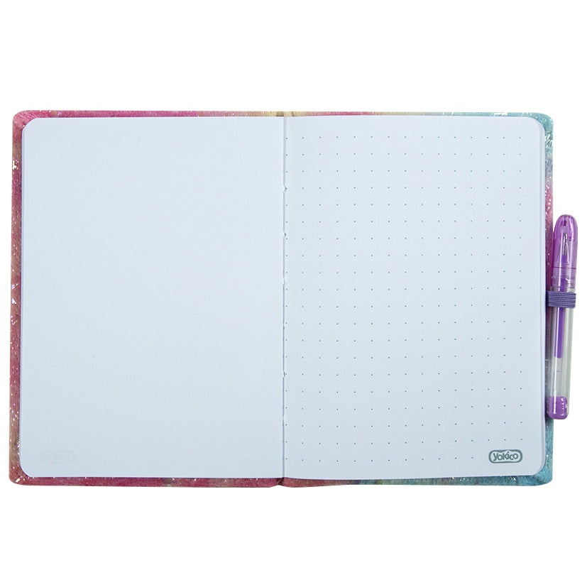 Silver Stars Tie Dye Gel Pen Pocket Journal
