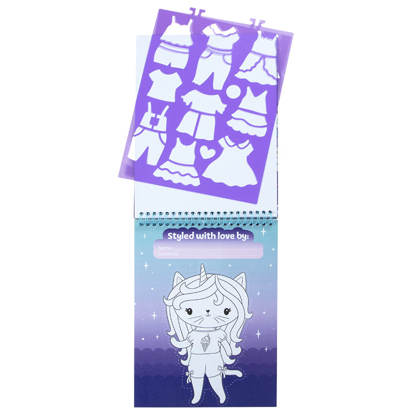 Caticorn Couture Colouring Set