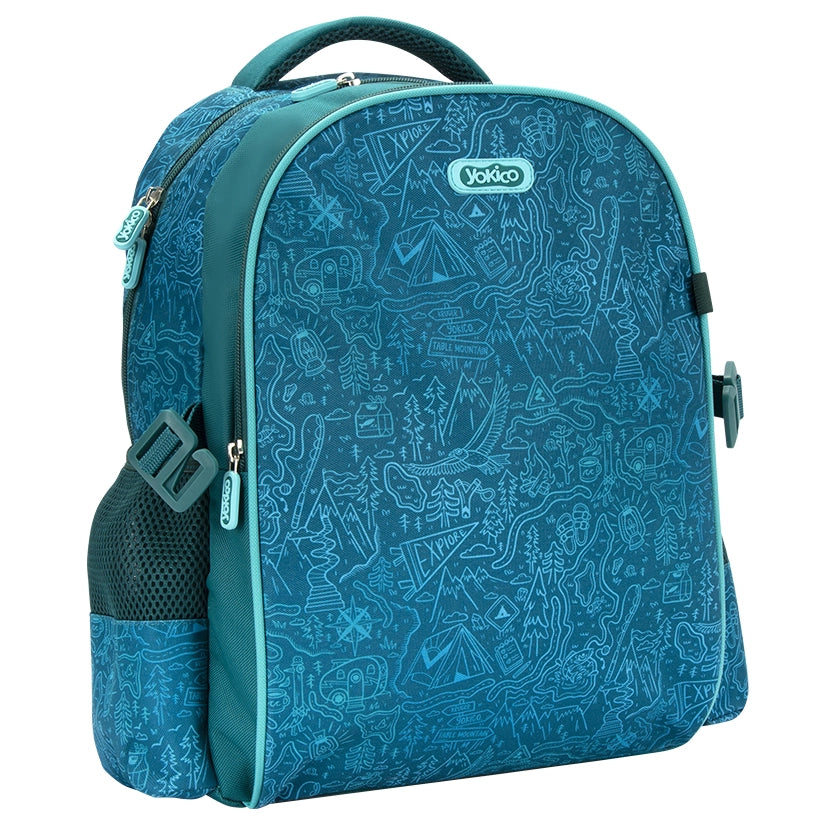 Green Yoki Explorers Backpack (Clip-on)