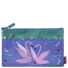 Load image into Gallery viewer, 2 Zip Swans Pencil Case