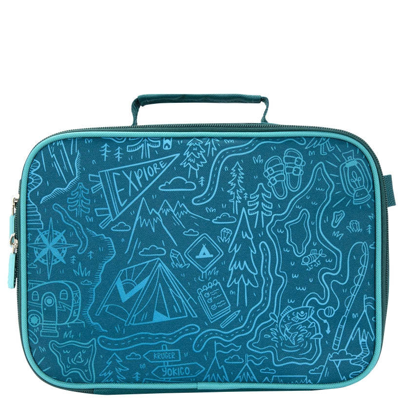 Green Yoki Explorers Clip-On Lunchbox