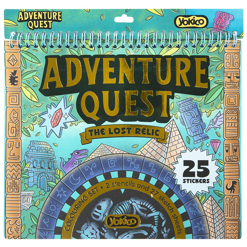 Adventure Quest Colouring Set