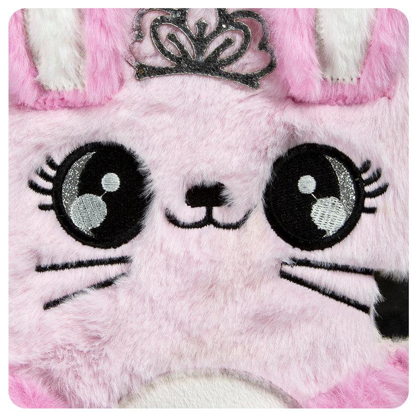 Ballet Bunny Fluffy Lockable Journal