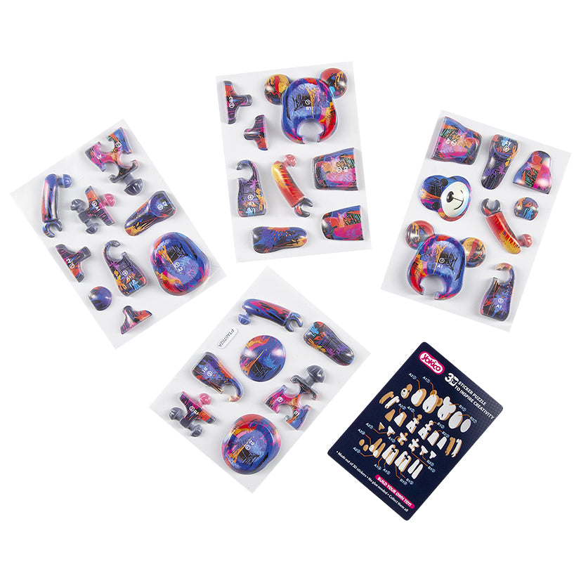 Buff Bear 3D Sticker Puzzle – Yokico