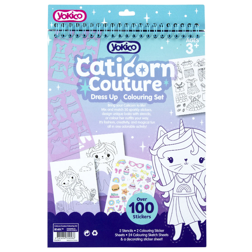 Caticorn Couture Colouring Set