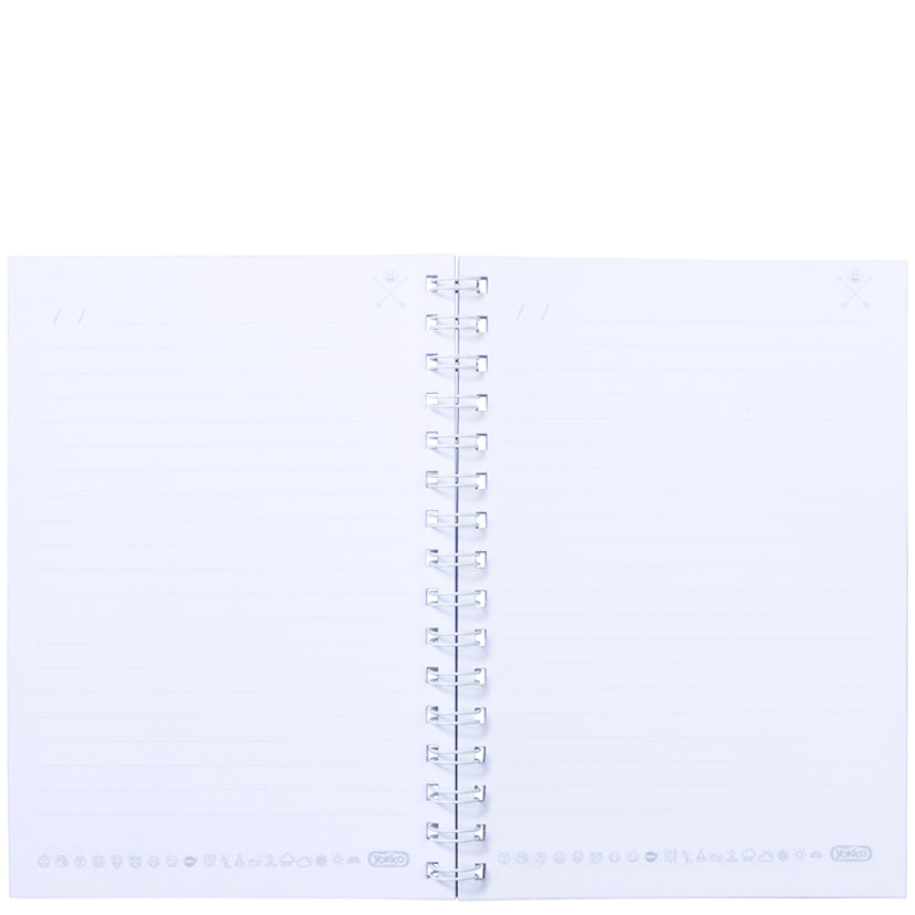 Green MashUp A5 Spiral Notebook