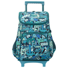 Load image into Gallery viewer, Green MashUp Removable Trolley Backpack
