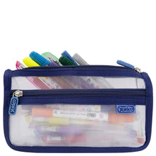 Load image into Gallery viewer, Ocean Spray Mesh 2 Zip Pencil Case
