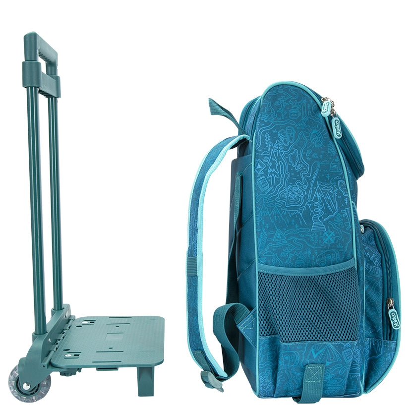 Green Yoki Explorers Removable Trolley
