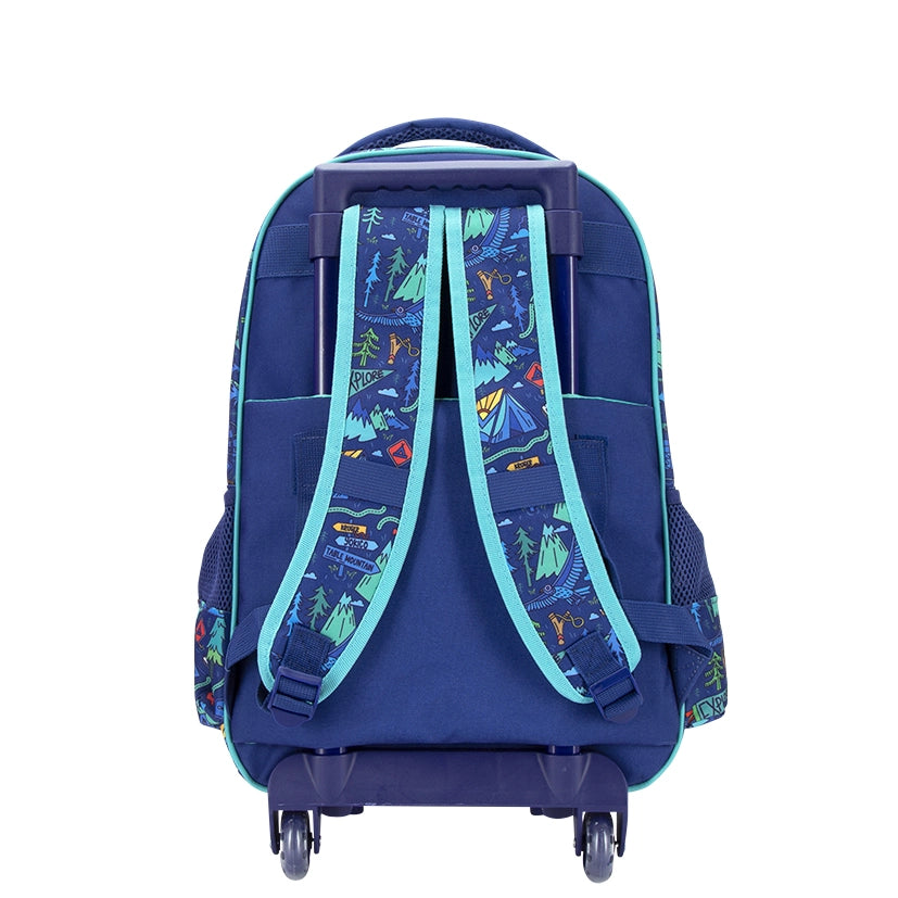 Blue Yoki Explorers Large Trolley Backpack