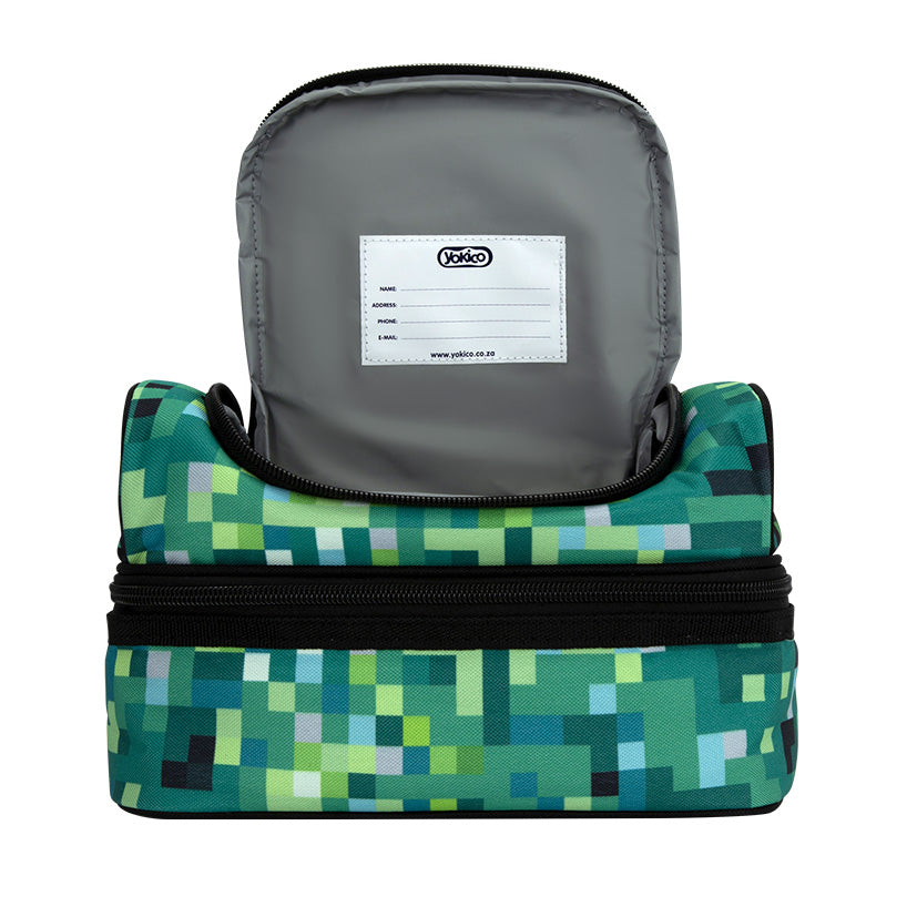 Pixel Build Double Lunchbox