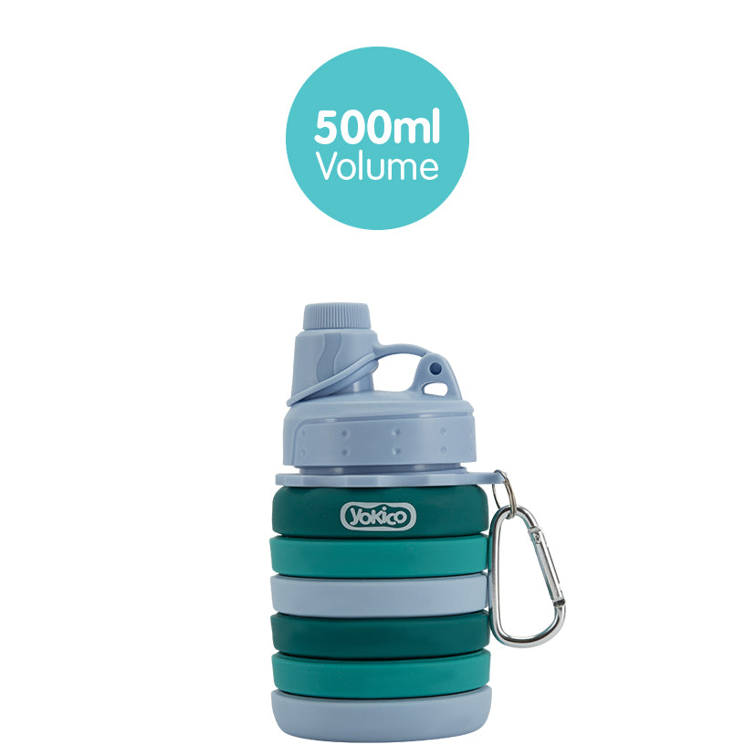 Green Doodle Dudes Silicone Bottle