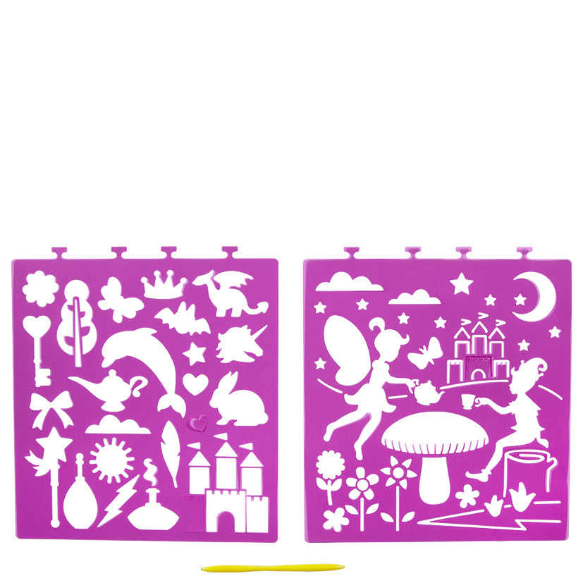 Wings, Wands & Unicorns Scratch & Colouring Set