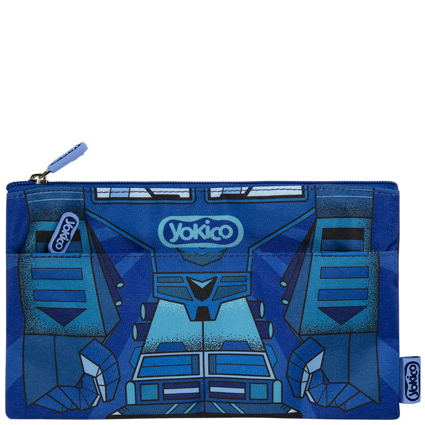 2 Zip Blue Illi MashUp Pencil Case