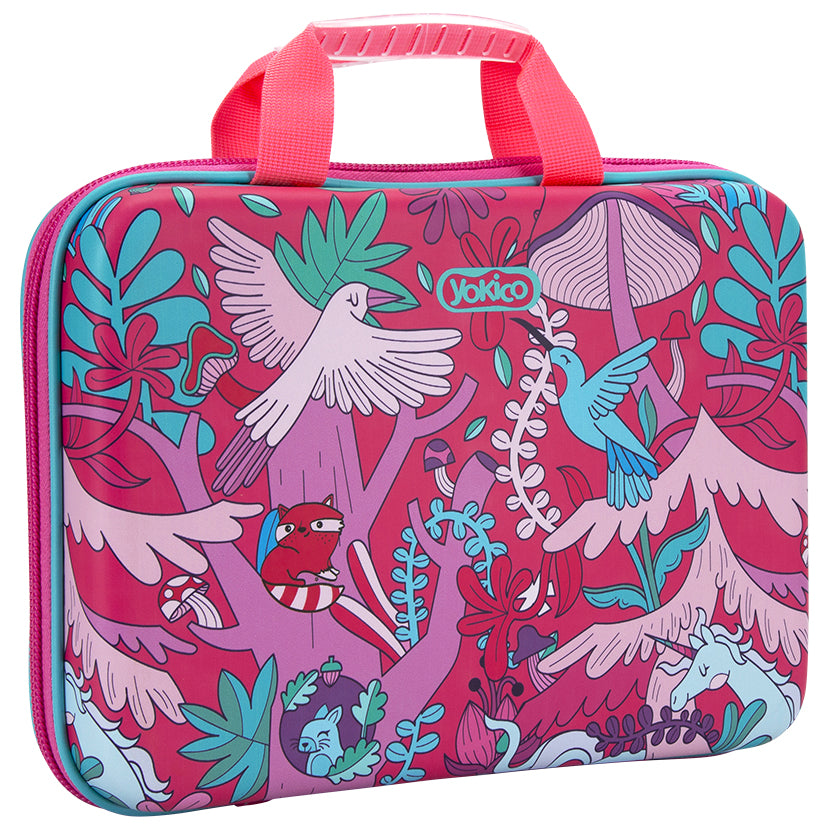 Pink Fantastic Forest Tech Travel Case