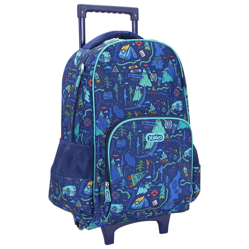 Blue Yoki Explorers Large Trolley Backpack