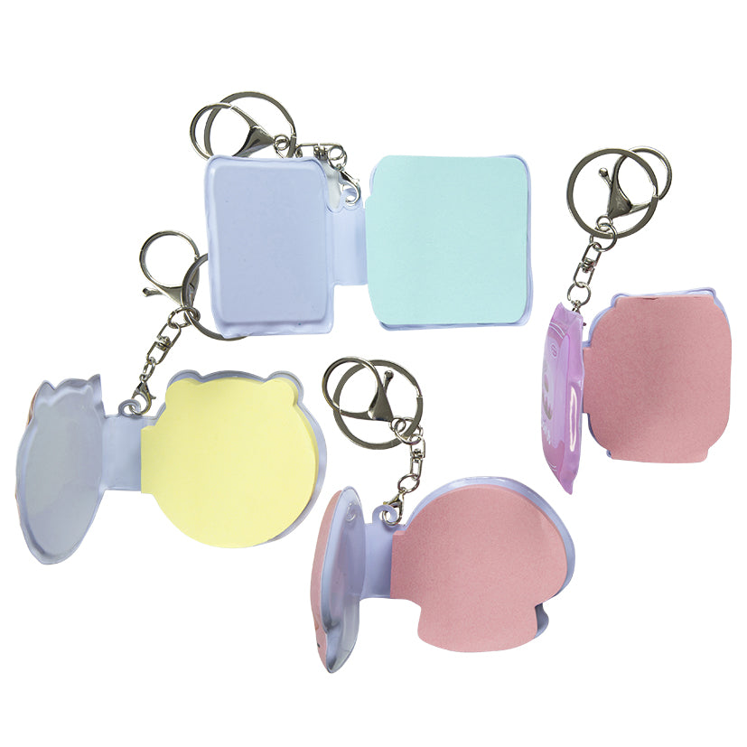 Puffy Mini Book Keychain