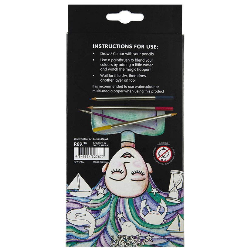 Water Colour Art Pencils (12pk)