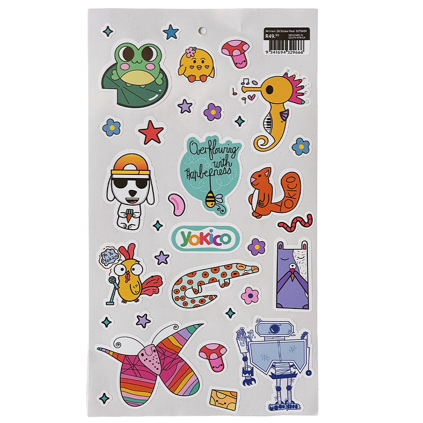 Winners 26 Sticker Pack