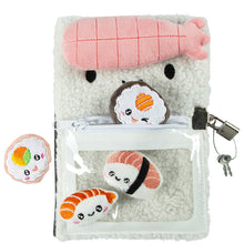 Load image into Gallery viewer, Sushi's Sushi Fluffy Lockable Journal