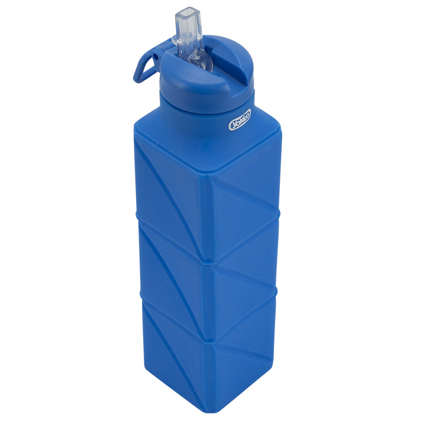 Blue Skyward Brigade Square Silicone Bottle