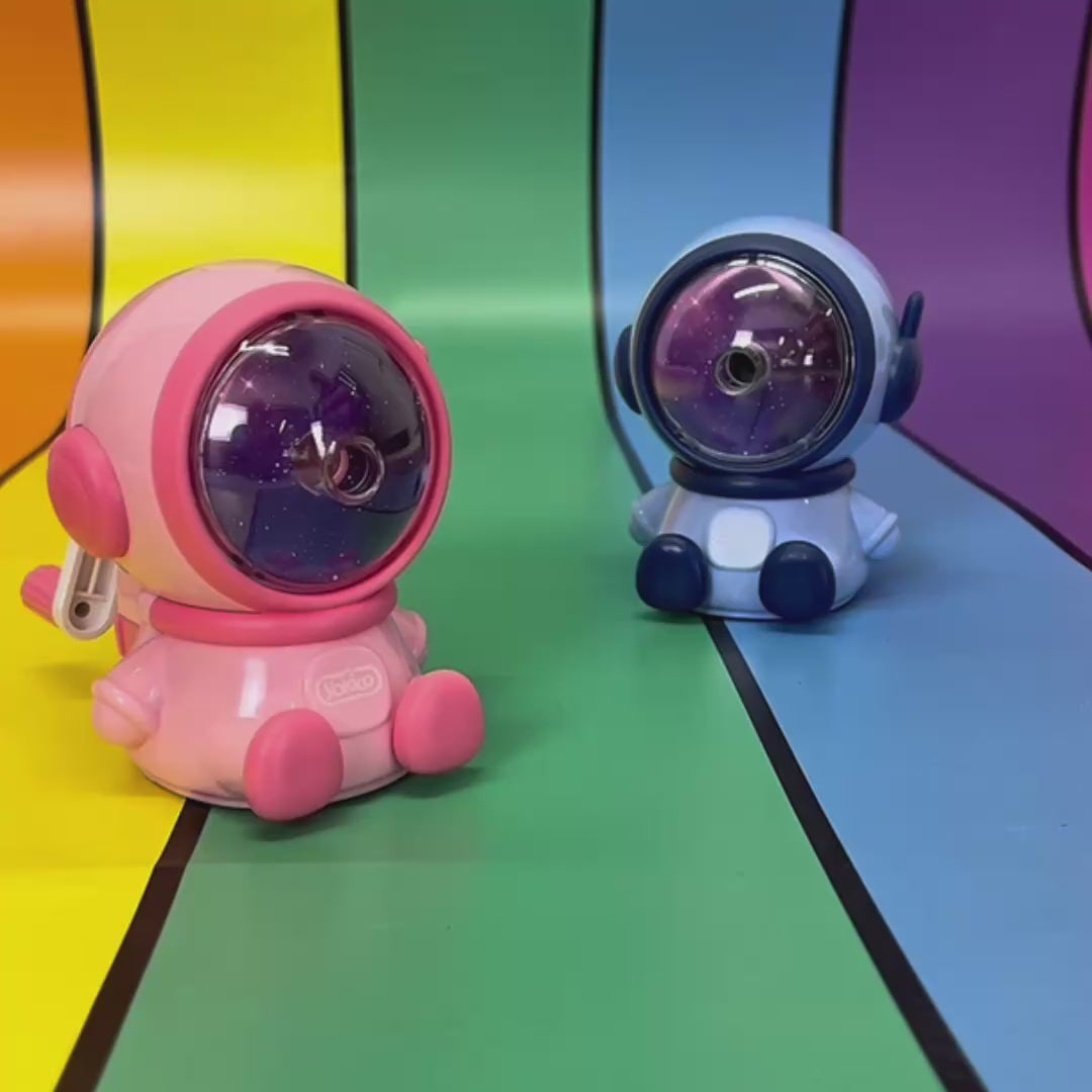 Blue Astronaut Crank It Sharpener