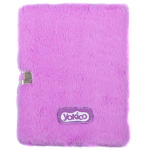 Load image into Gallery viewer, Purple Crown Fluffy Lockable Journal
