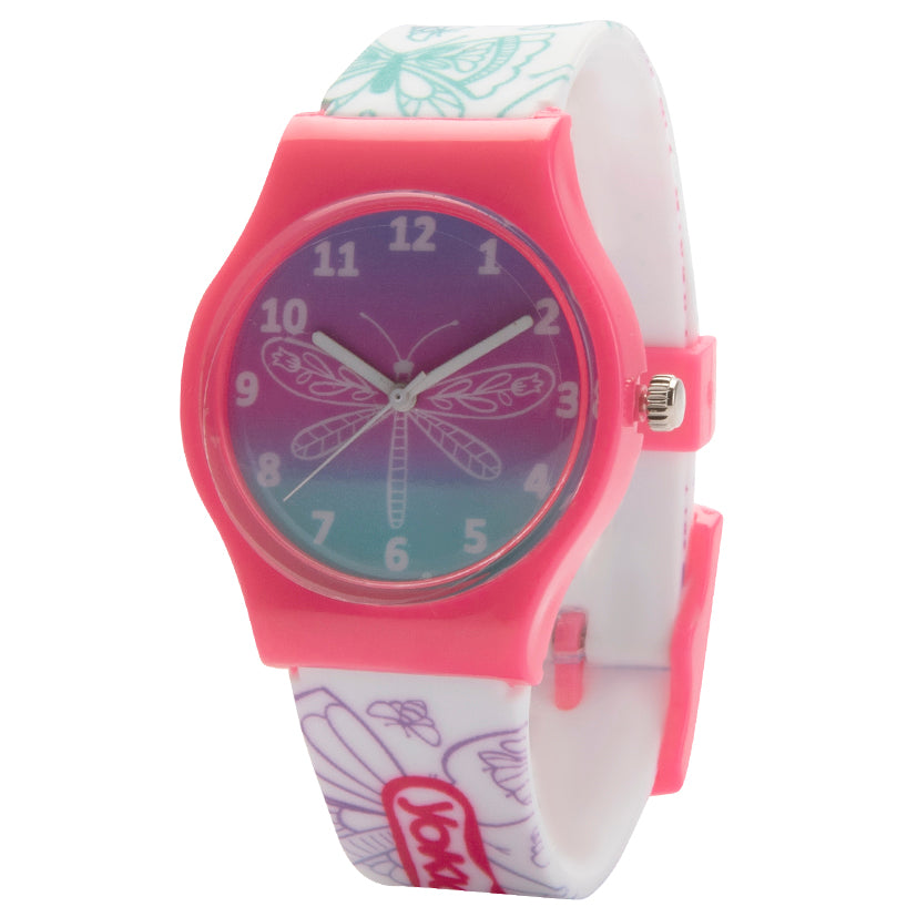 Pink Flutterby Watch