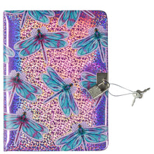 Load image into Gallery viewer, Dragonfly PU Lockable Journal