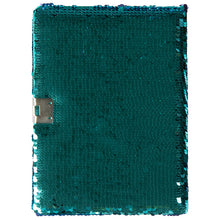 Load image into Gallery viewer, Butterfly Sequin Lockable Journal
