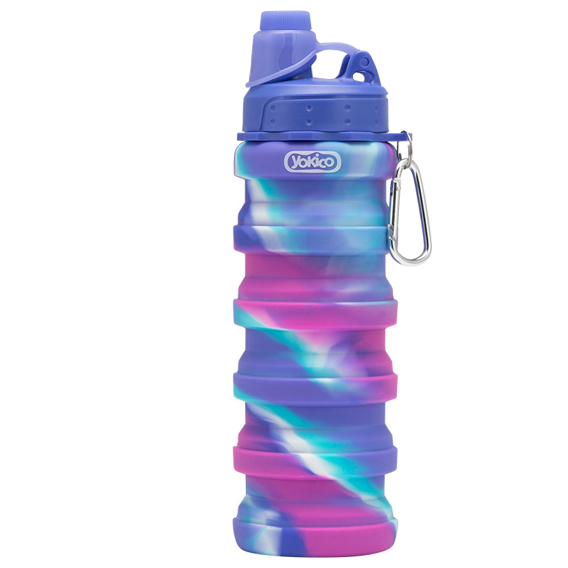 Purple Ocean Friends Silicone Bottle