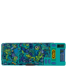 Load image into Gallery viewer, Hip Hop Frogs Press&amp;Pop Pencil Case