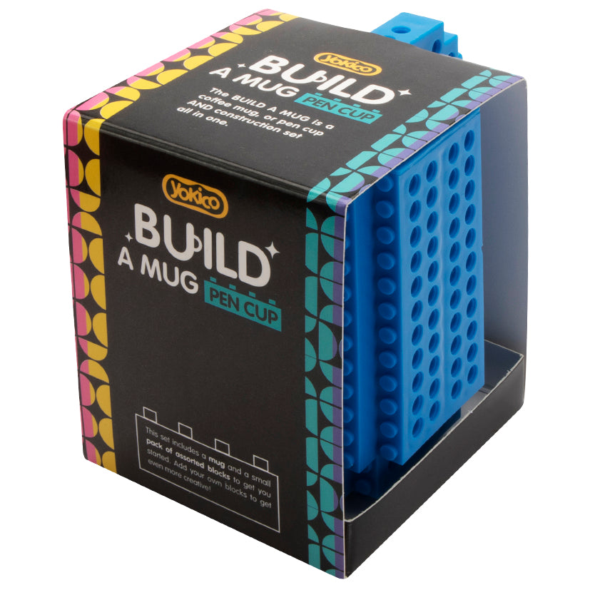 Blue Build-a-mug pen cup