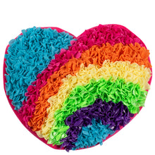 Load image into Gallery viewer, Rainbow Heart Craft-it Cushion