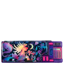 Load image into Gallery viewer, Purple Magical Midnight Press&amp;Pop Pencil Case