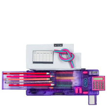 Load image into Gallery viewer, Purple Magical Midnight Press&amp;Pop Pencil Case