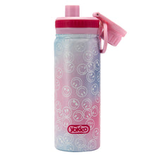 Load image into Gallery viewer, Pink Yomoji Dbl Wall Stainless Steel Bottle