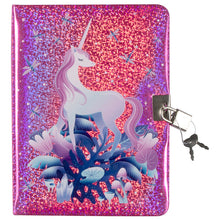 Load image into Gallery viewer, Magical Midnight PU Lockable Journal
