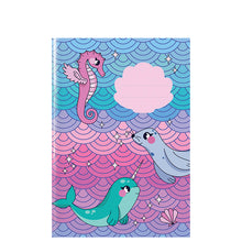 Load image into Gallery viewer, Pink Ocean Friends A5 Exercise Book