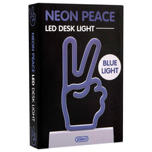 Load image into Gallery viewer, Neon Peace Desk Light
