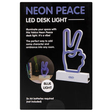 Load image into Gallery viewer, Neon Peace Desk Light
