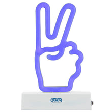 Load image into Gallery viewer, Neon Peace Desk Light
