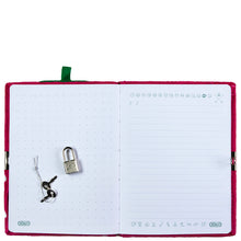 Load image into Gallery viewer, Strawberry Fluffy Lockable Journal
