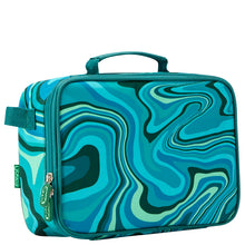 Load image into Gallery viewer, Green Marley Swirl Clip-On Lunchbox
