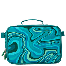 Load image into Gallery viewer, Green Marley Swirl Clip-On Lunchbox
